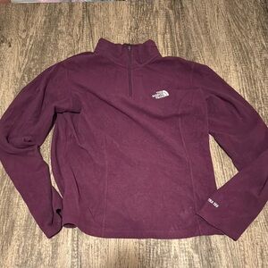 The North Face Purple Quarter-Zip Pullover